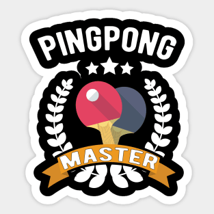 Pingpong Master Sticker